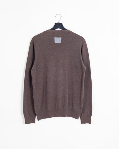 Brown Grey · Double Layer Sweater
