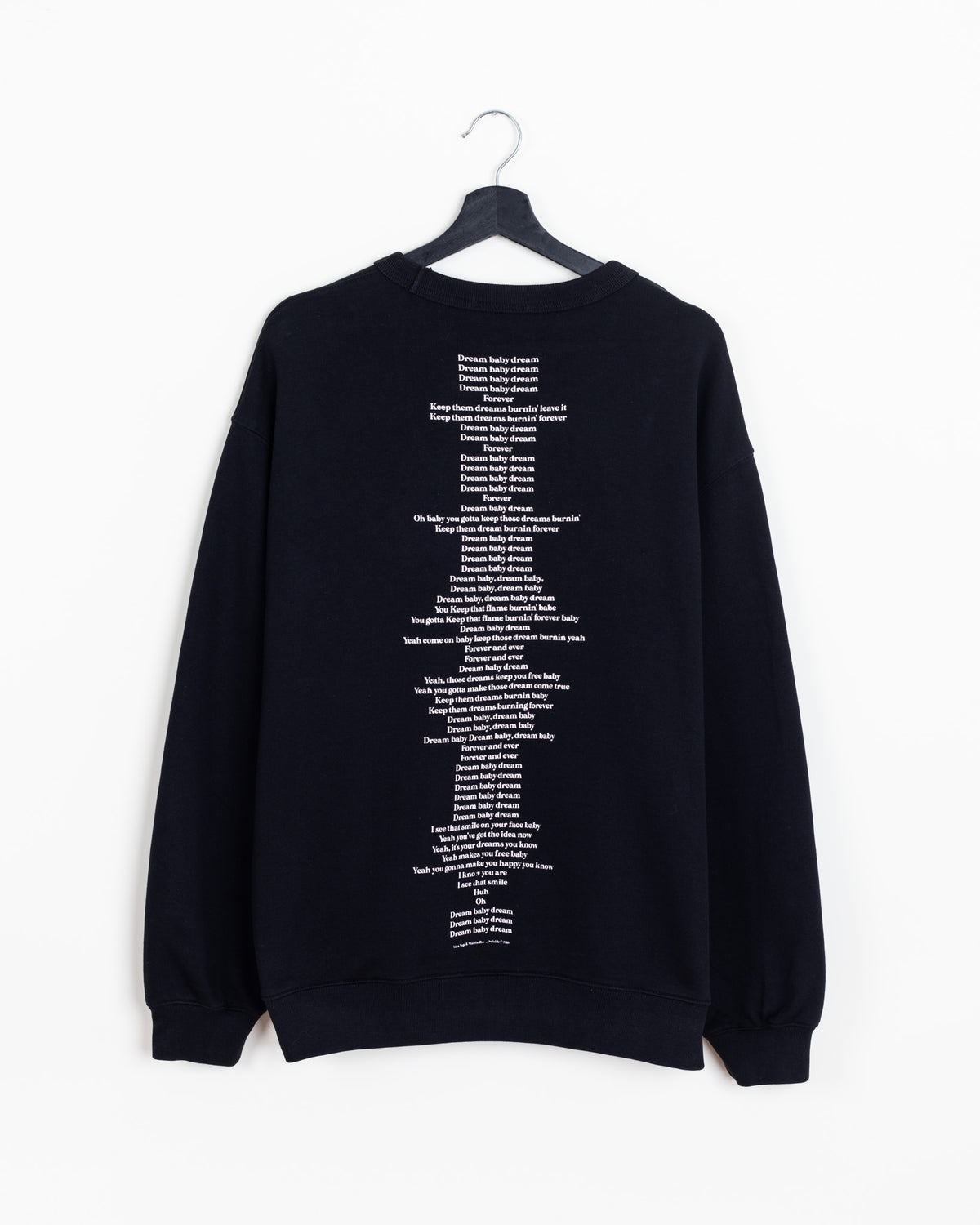 Black · Dream Baby Dream Sweatshirt