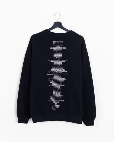Black · Dream Baby Dream Sweatshirt