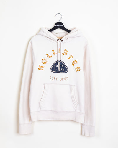 Cream · Surf Open Fleece Hoodie