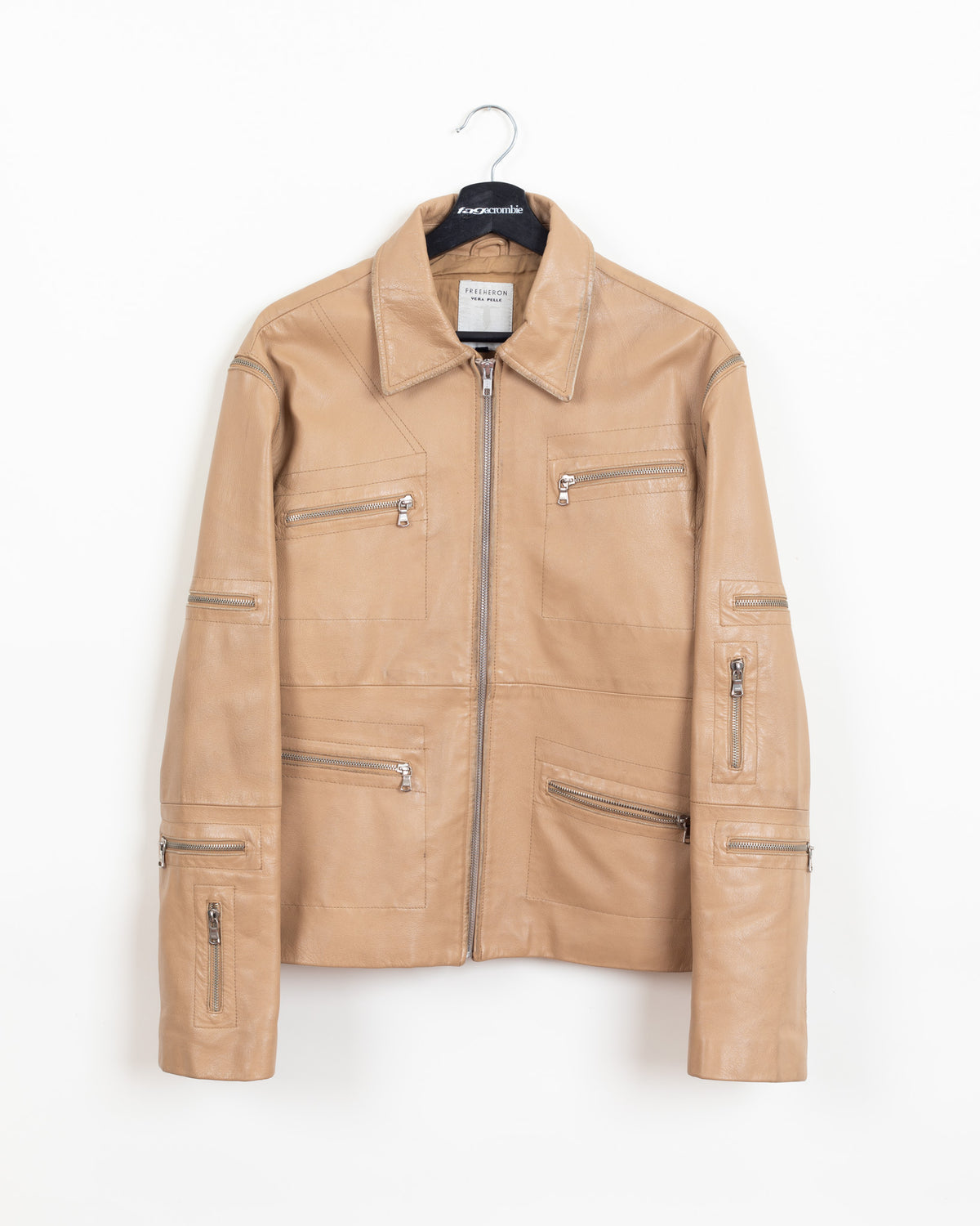 Tan Leather · Convertible Utility Jacket