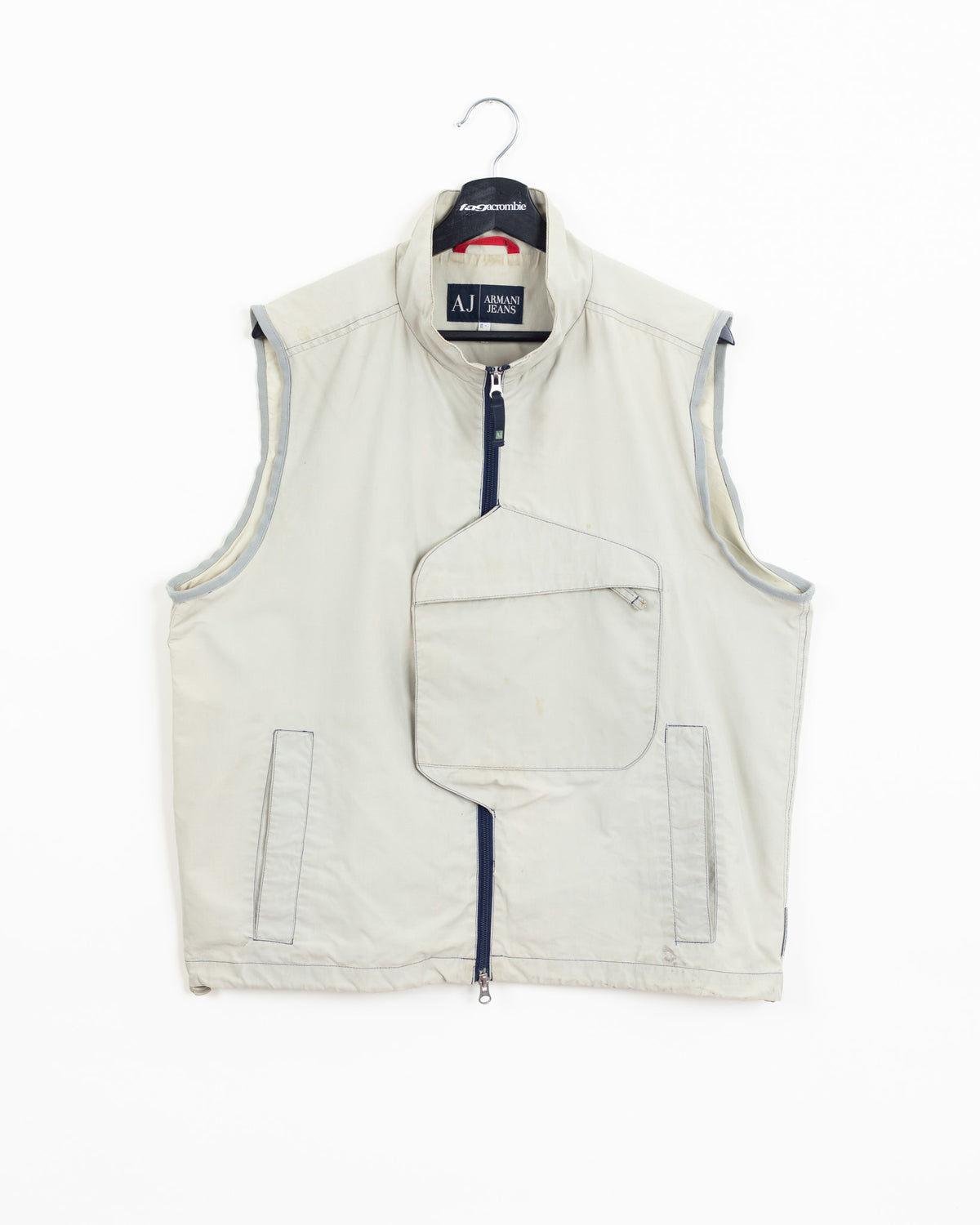 Khaki · Asymmetrical Utility Vest