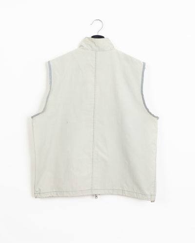 Khaki · Asymmetrical Utility Vest