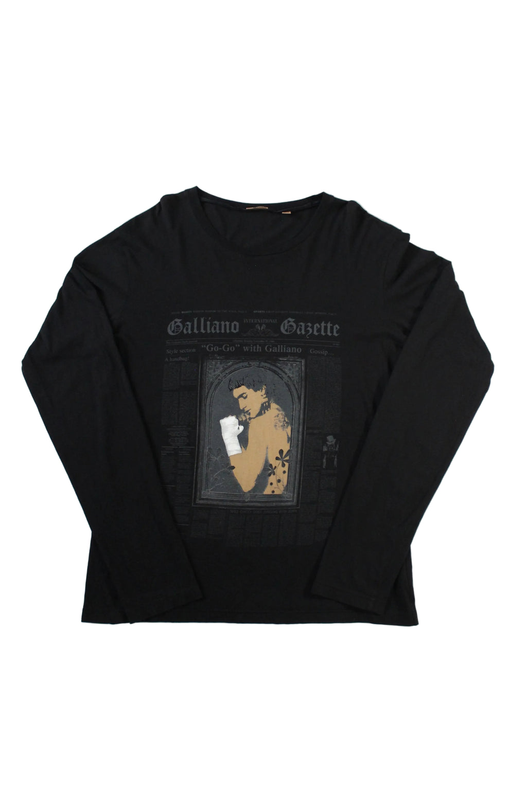 John Galliano Graphic LS Tee FW04