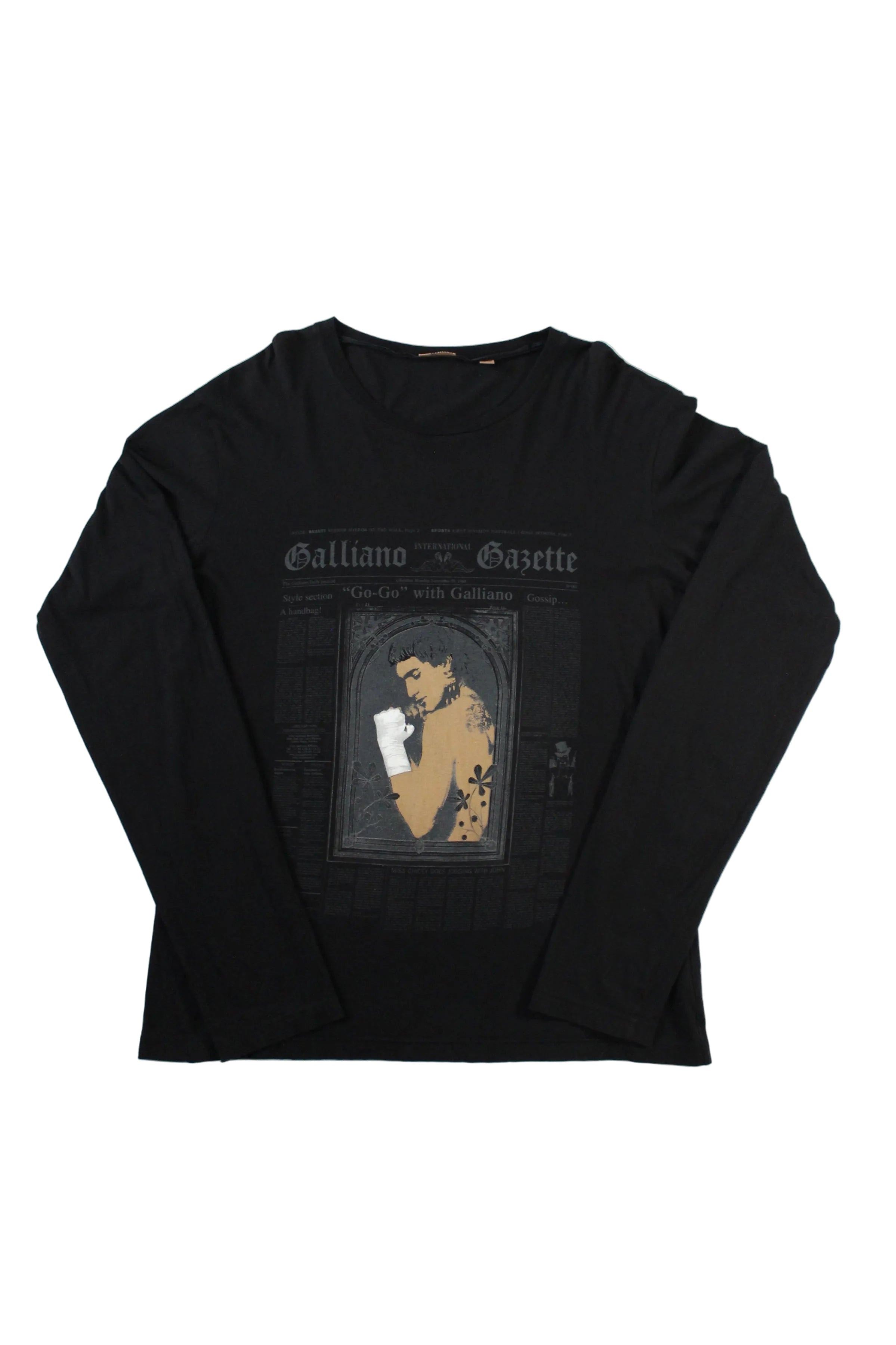 John Galliano Graphic LS Tee FW04