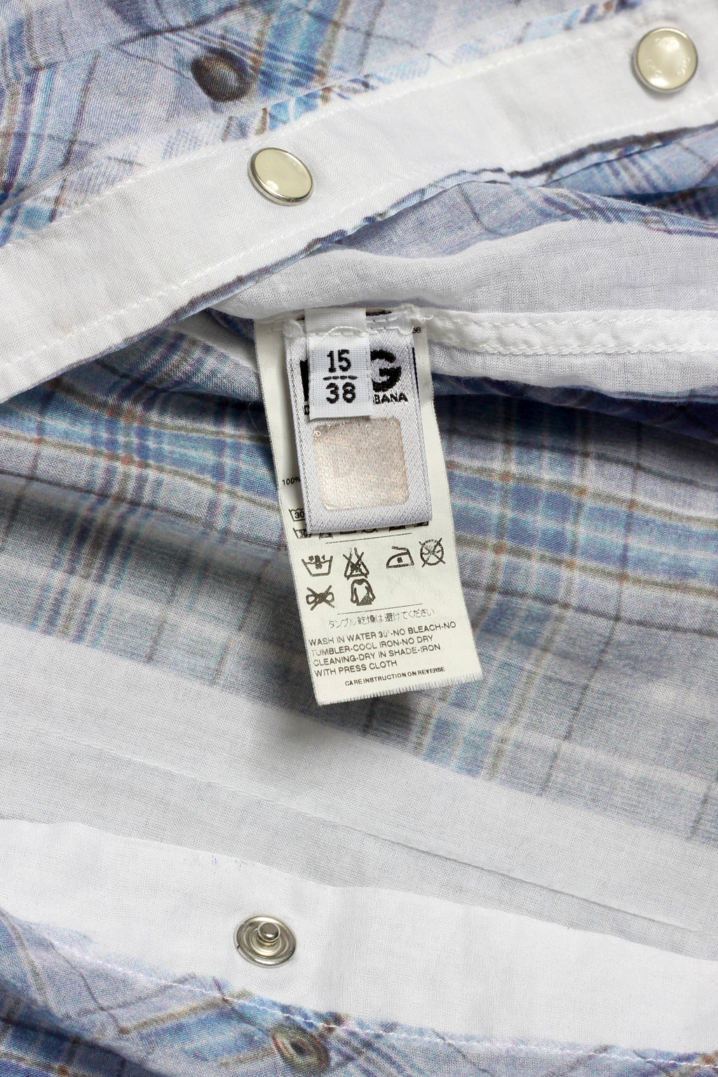 D&G Trompe l’Oeil Snap Shirt