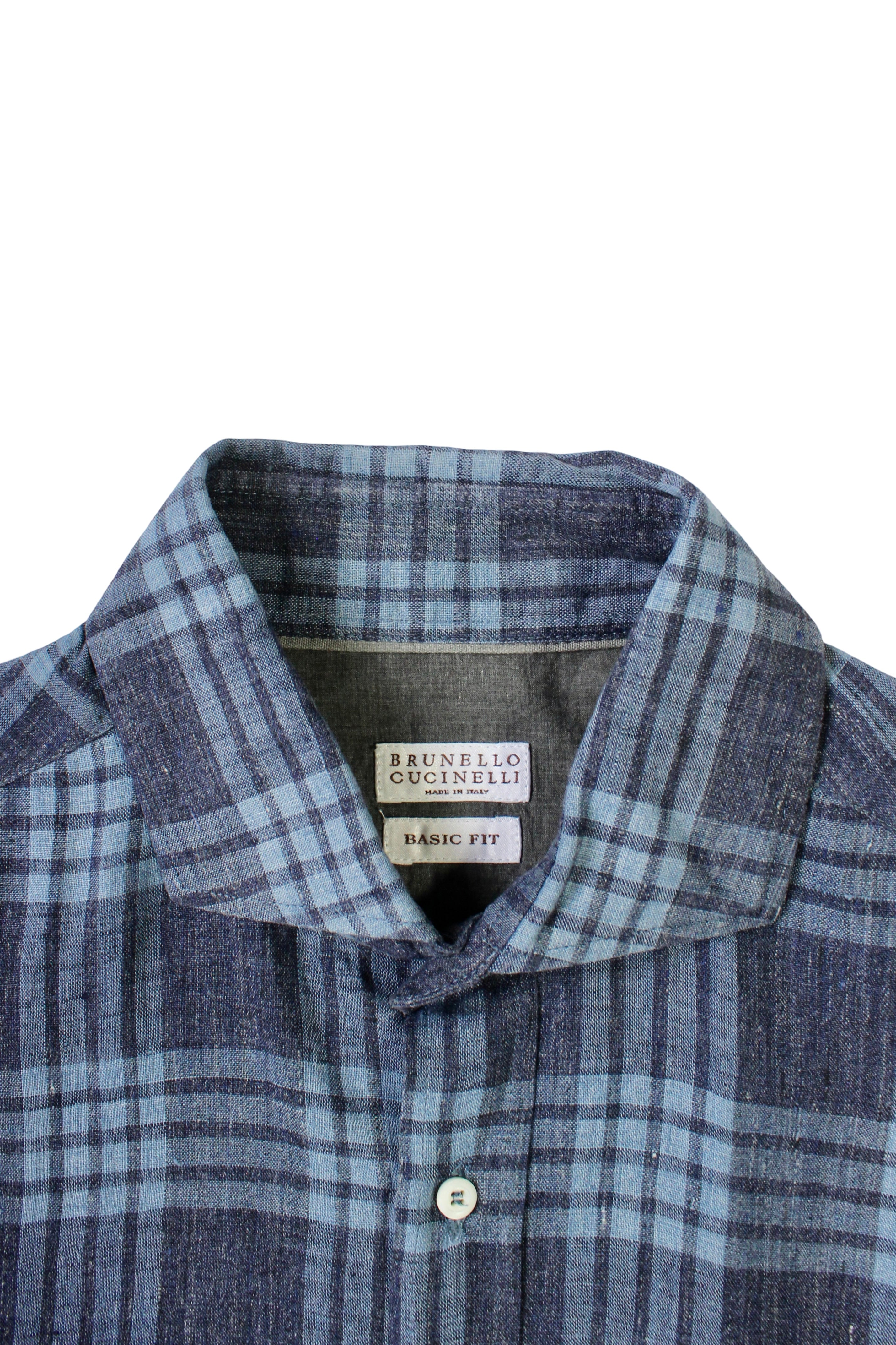 Brunello Cucinelli Plaid LS Shirt