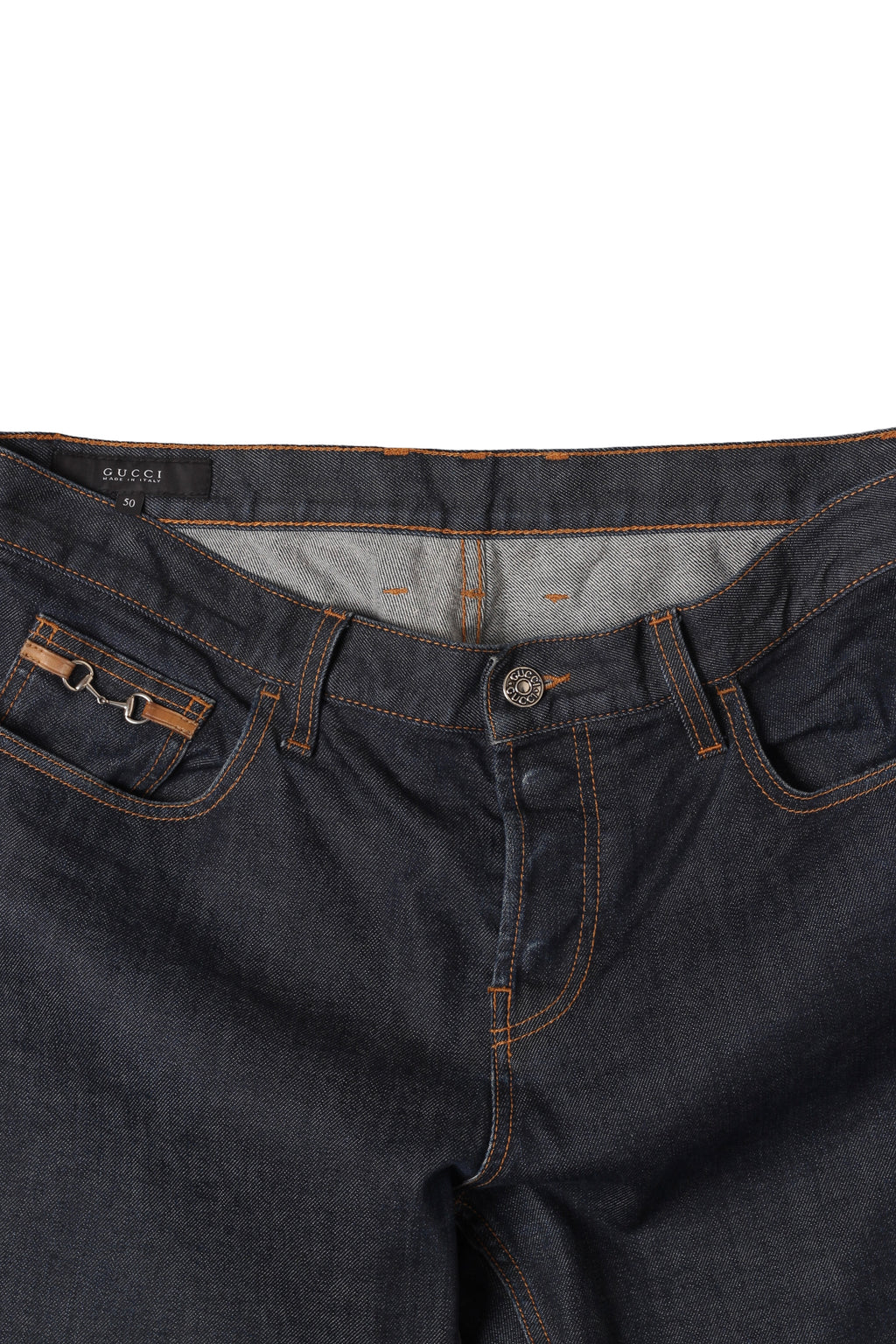 Gucci Horsebit Dark Wash Jeans