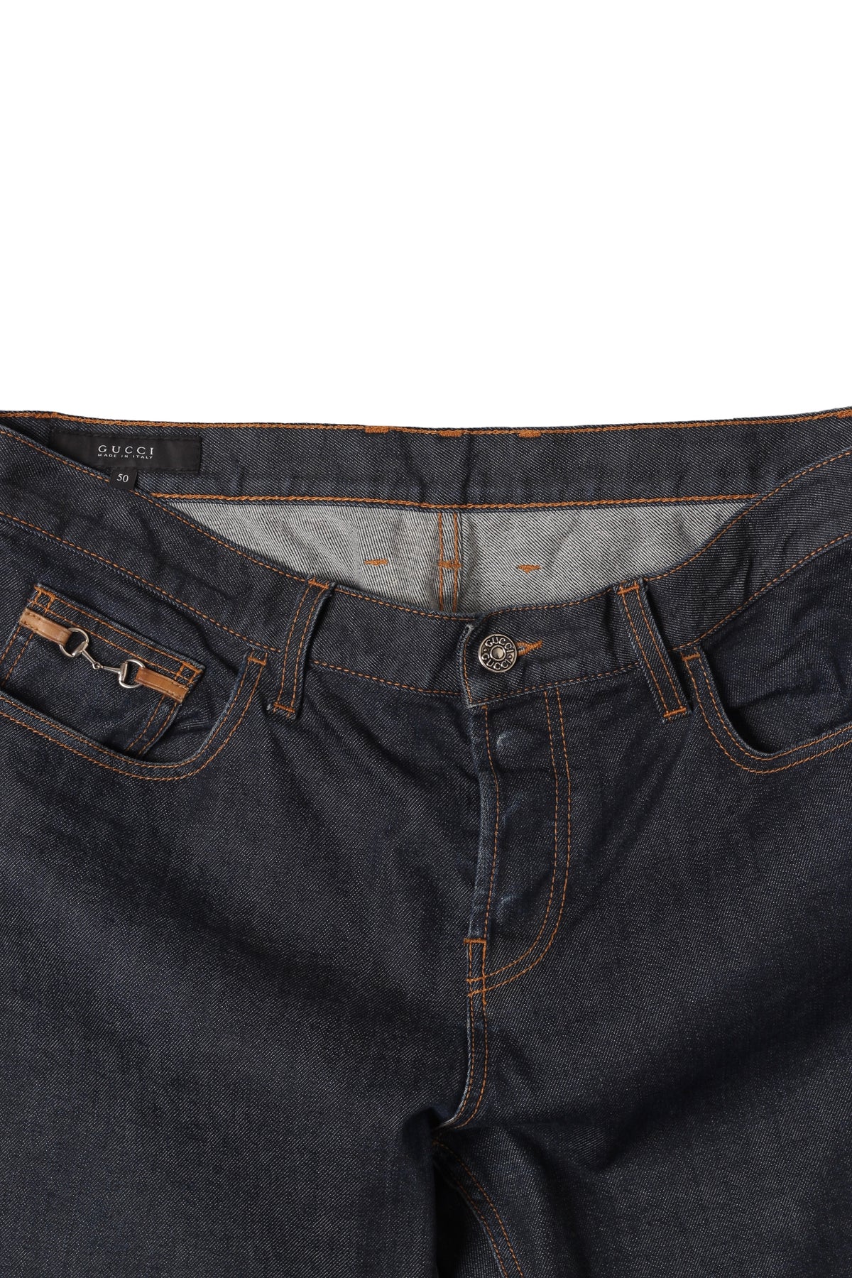 Gucci Horsebit Dark Wash Jeans