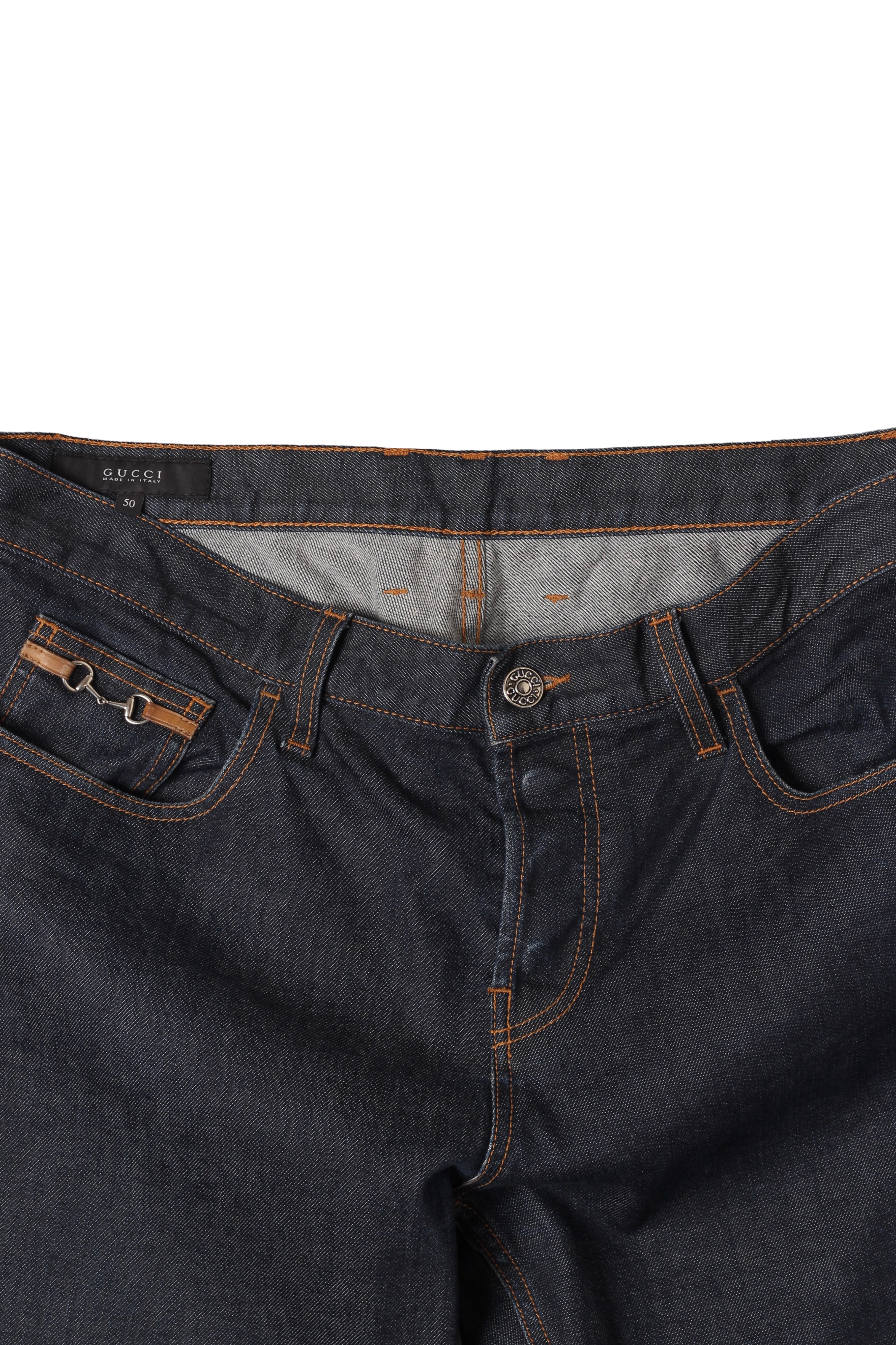 Gucci Horsebit Dark Wash Jeans