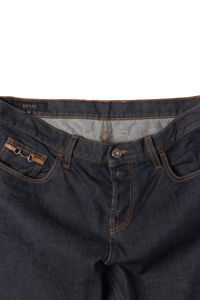 Gucci Horsebit Dark Wash Jeans