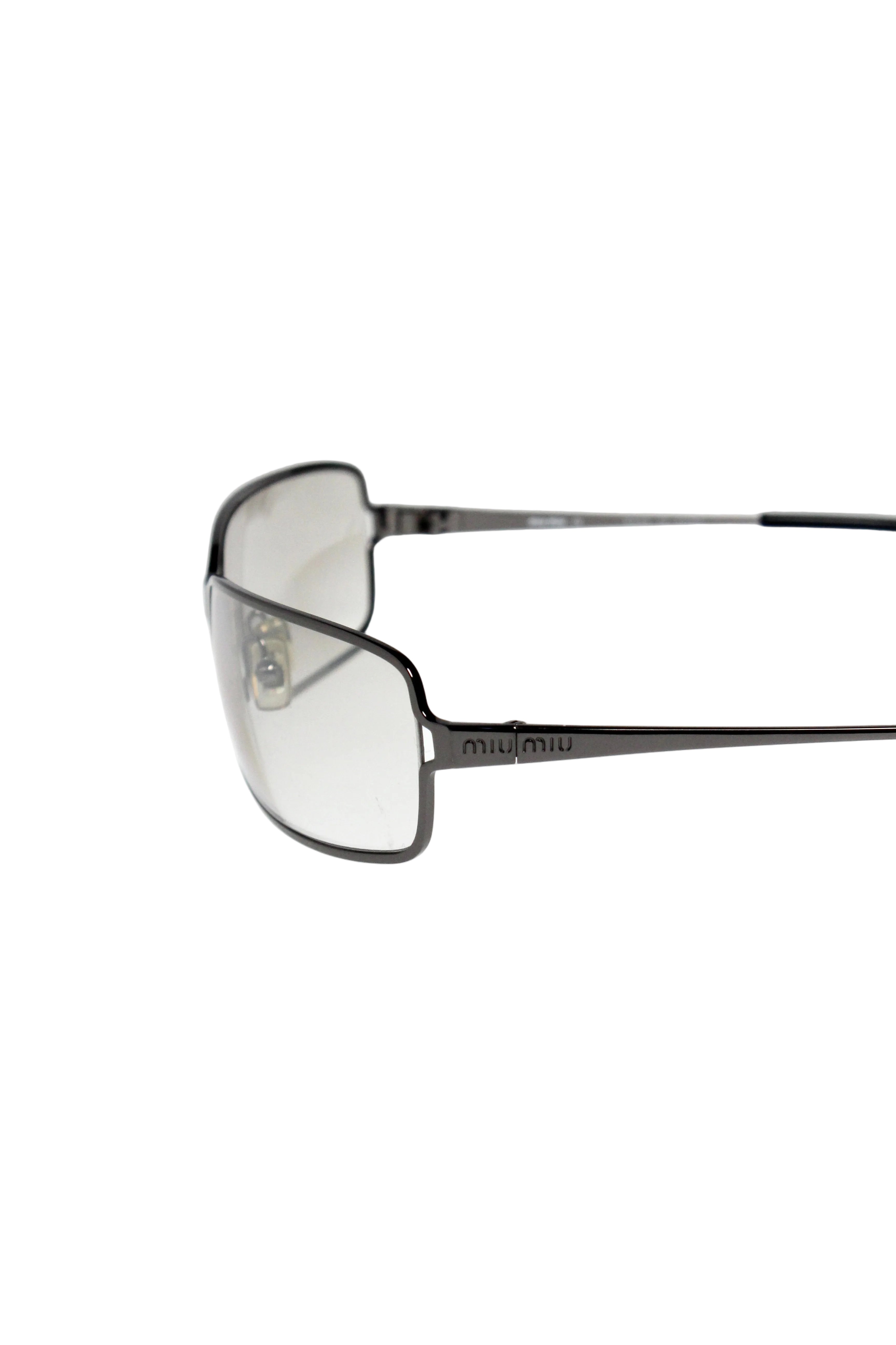 Miu Miu Gunmetal Sunglasses