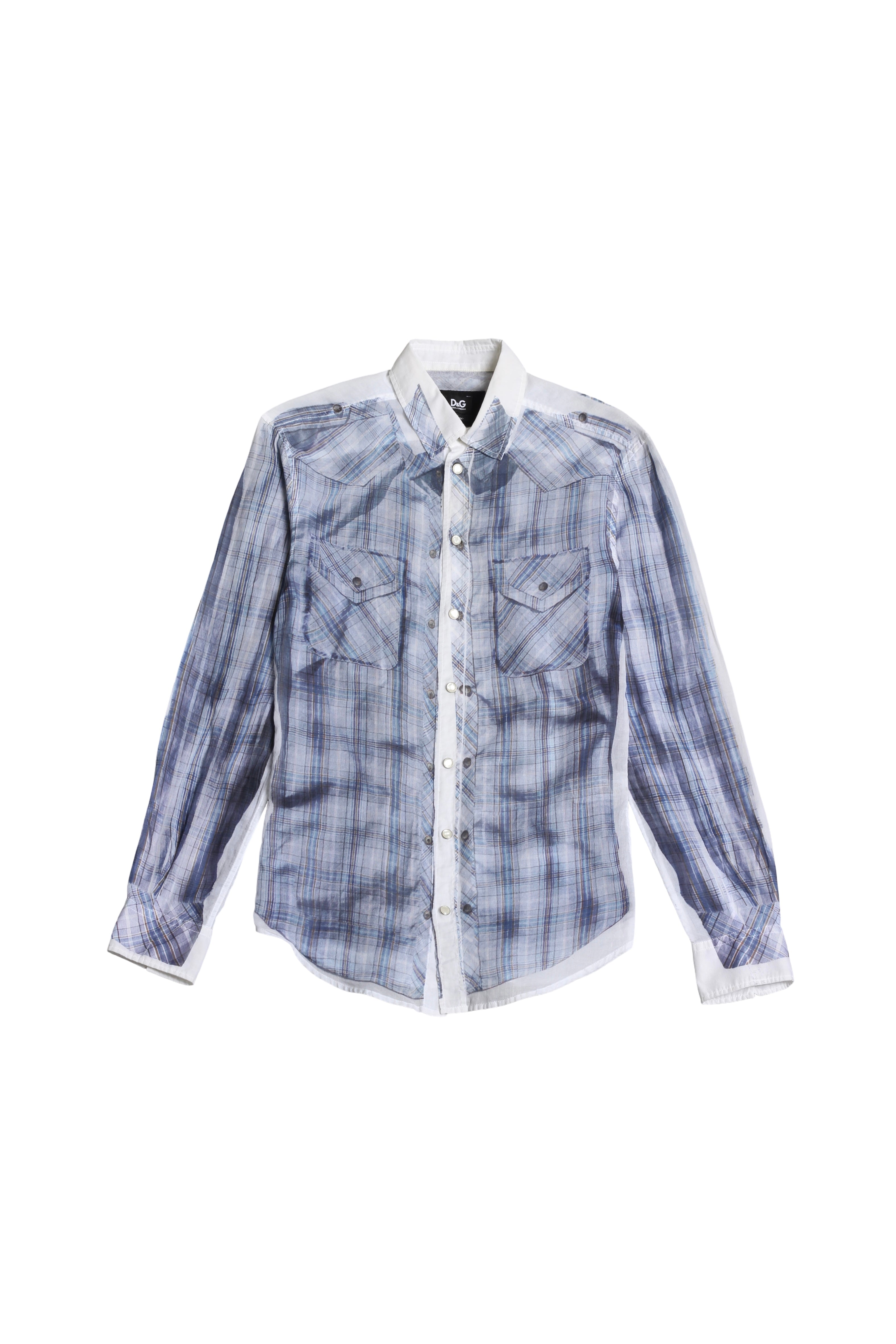 D&G Trompe l’Oeil Snap Shirt