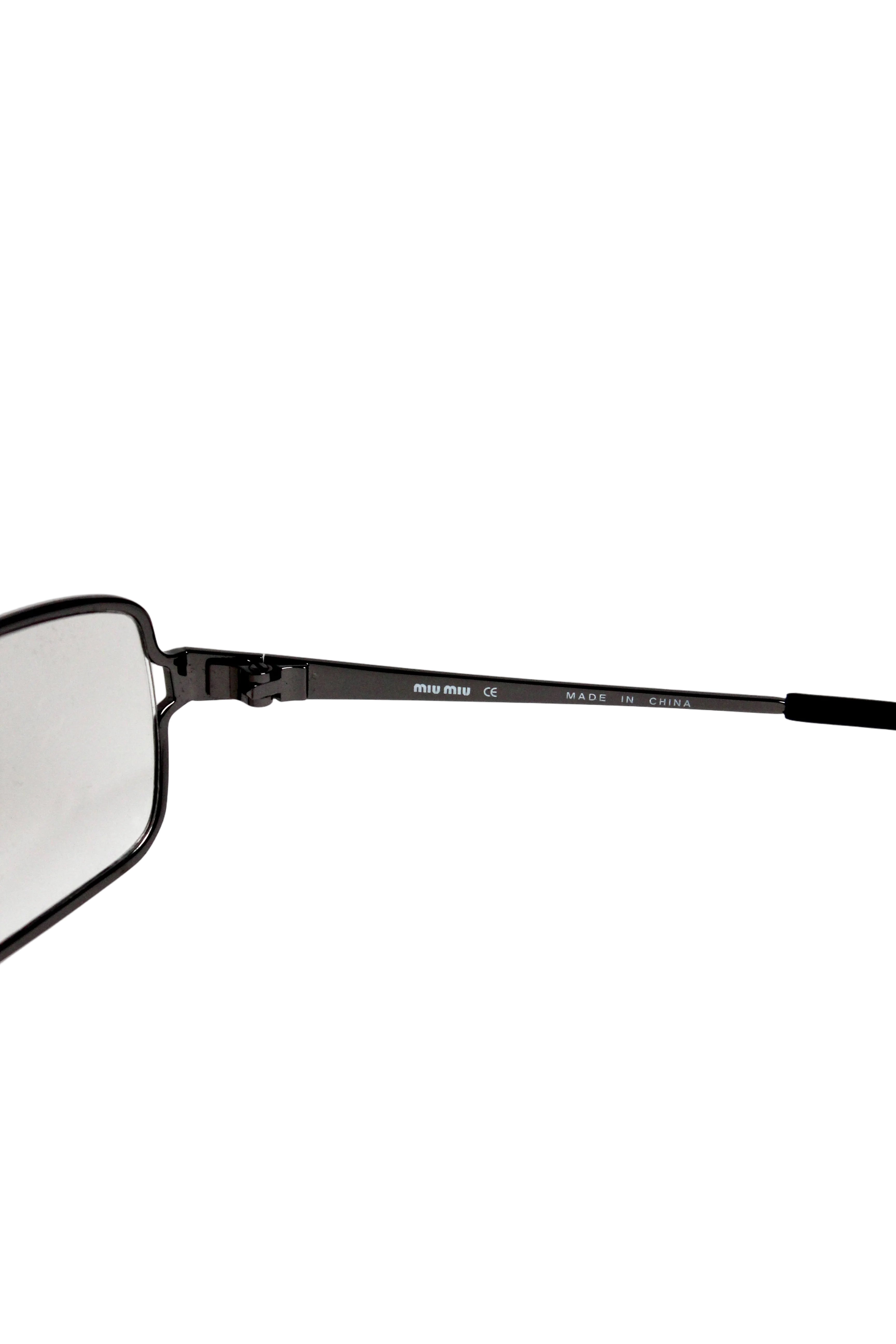 Miu Miu Gunmetal Sunglasses