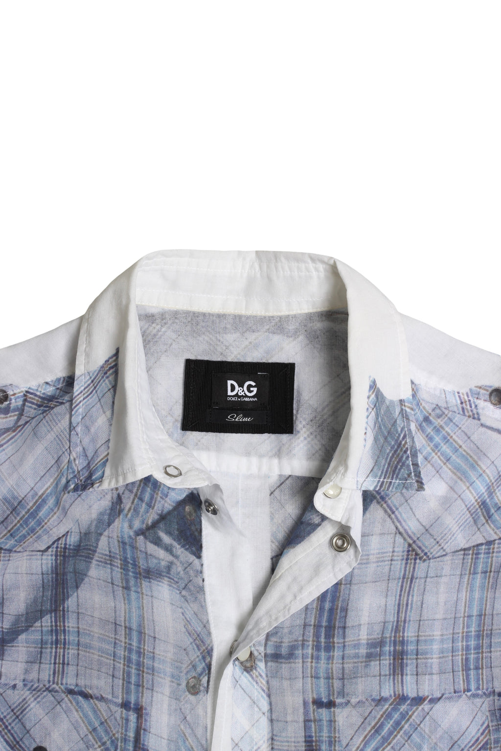 D&G Trompe l’Oeil Snap Shirt