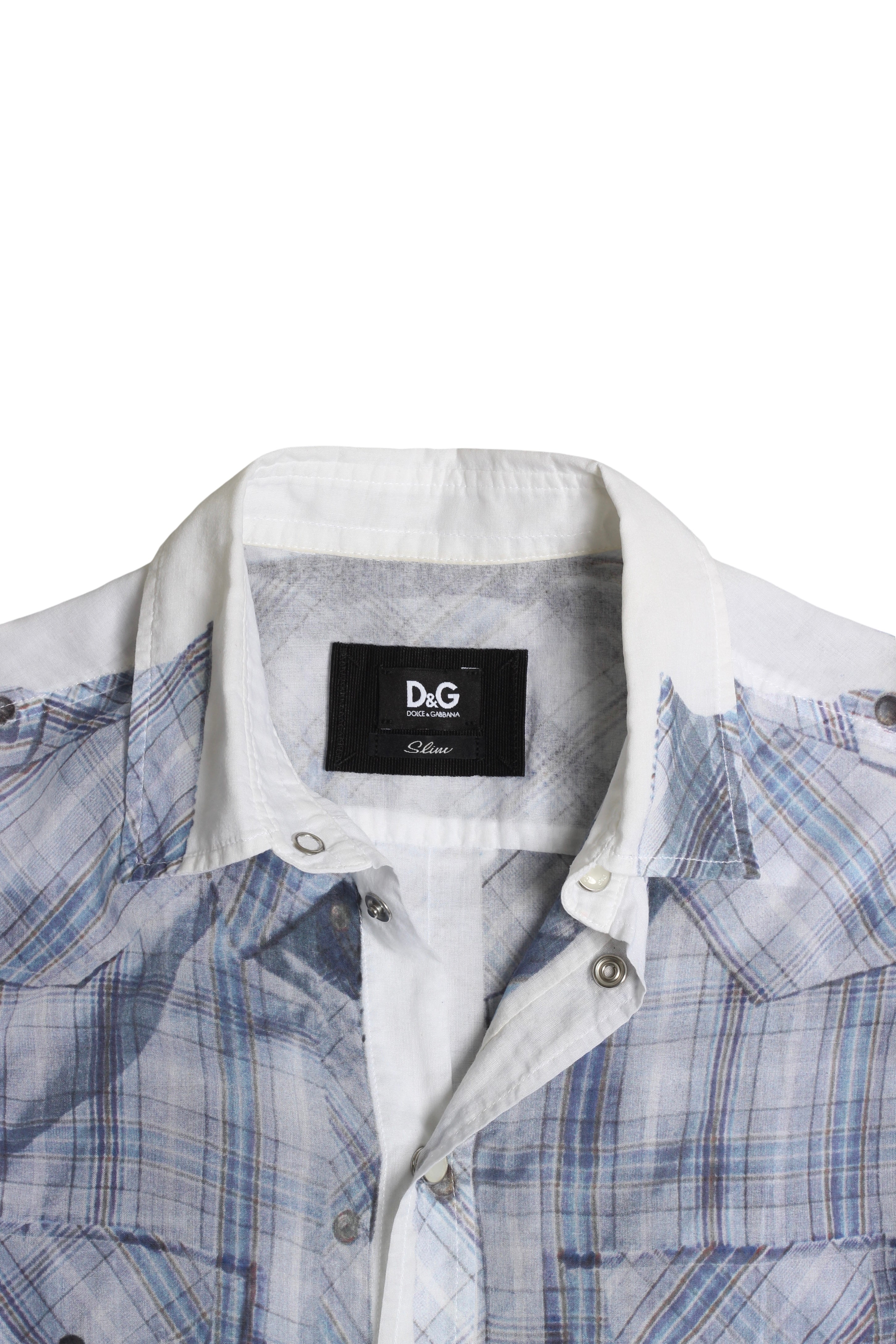D&G Trompe l’Oeil Snap Shirt