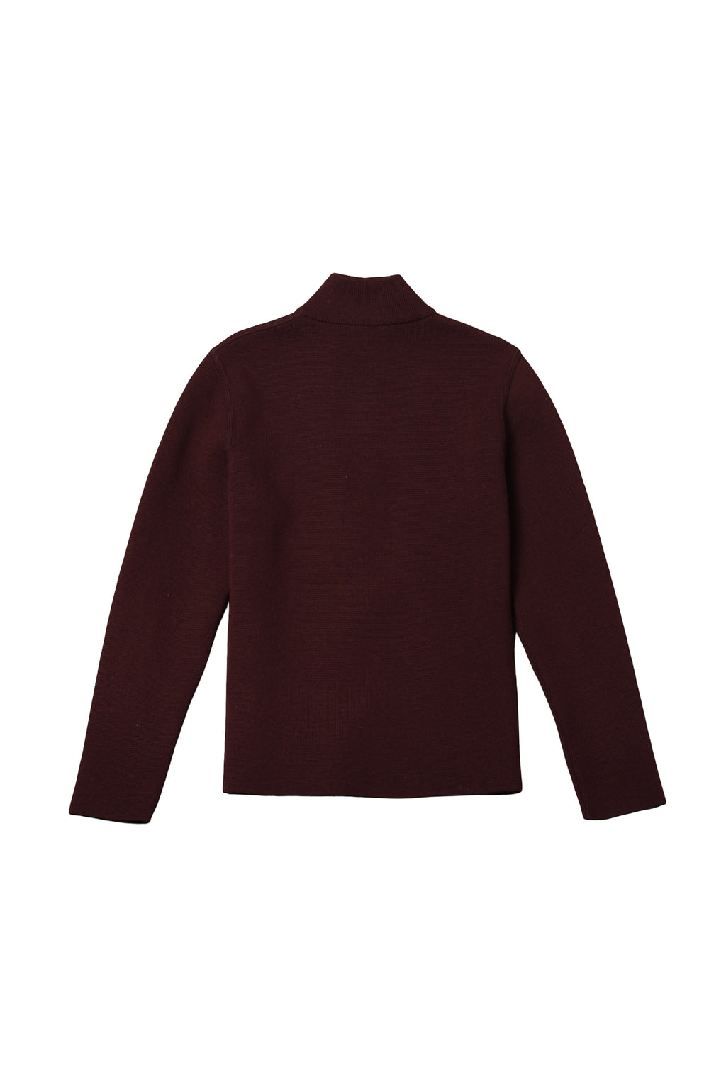 Prada Sport Burgundy Quarter Zip Sweater