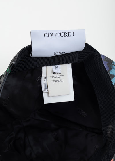 Interior labels reading Couture! Milano, size M and 100% calf leather